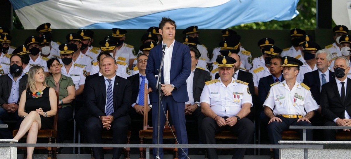 A 200 años de la creación de la Policía bonaerense, Kicillof prometió "iniciar una nueva etapa"