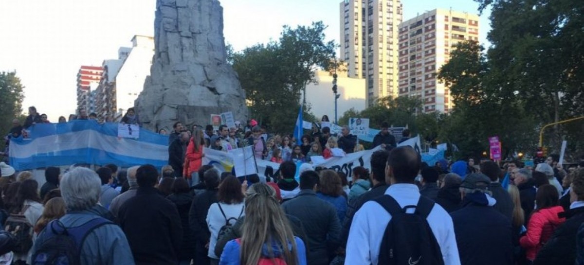 En Mar del Plata, también marcharon "por la vida"