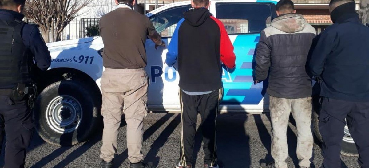 La Plata: cargaban en un camión postes robados del tendido eléctrico y fueron detenidos