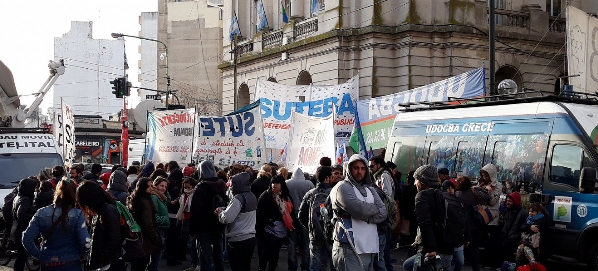 Este lunes arranca un nuevo paro docente, que continuará el martes con la adhesión al paro general