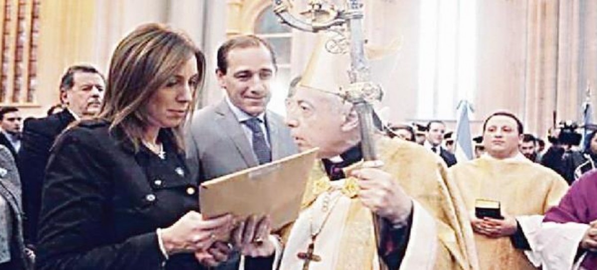 El renunciante monseñor Aguer encabezó el (¿último?) Tedeum de La Plata ante la gobernadora Vidal