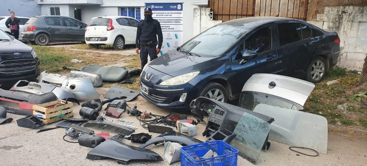 Presidente Perón: desarticularon en Guernica a una banda dedicada al robo y desguace de autos