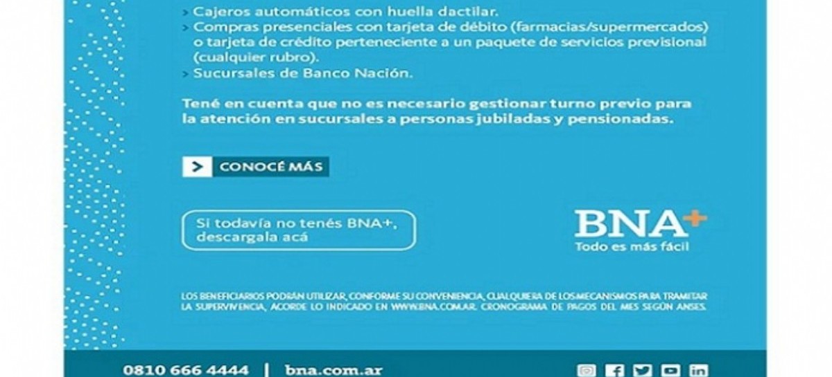 Tras el anuncio de aumentos a jubilados y pensionados, vuelve en marzo el trámite de "fe de vida"