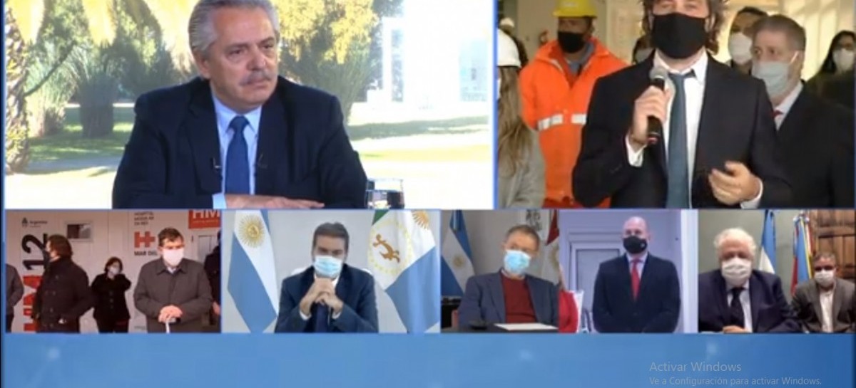 -EN VIVO- El presidente Fernández, en acto virtual de inauguración de un hospital en La Matanza