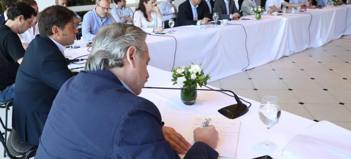 El presidente Fernández analizó acciones junto a intendentes del Área Metropolitana de Buenos Aires
