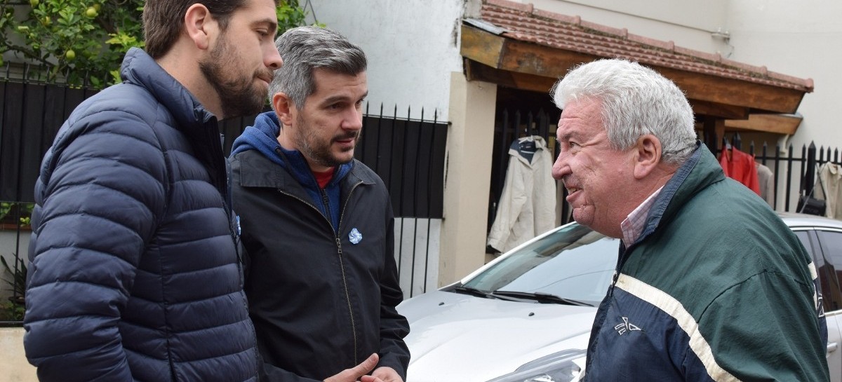 Marcos Peña, el hombre fuerte del Gobierno de Macri, eligió Hurlingham para un nuevo timbreo