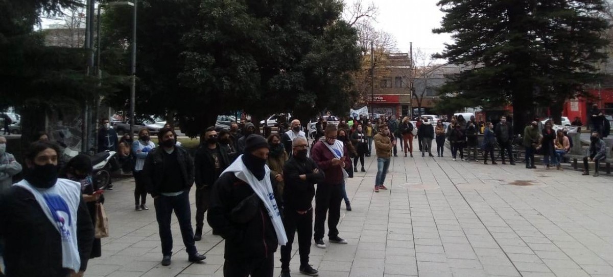 Asamblea de trabajadoras y trabajadores de Obras Públicas: defendieron el pedido de una bonificación