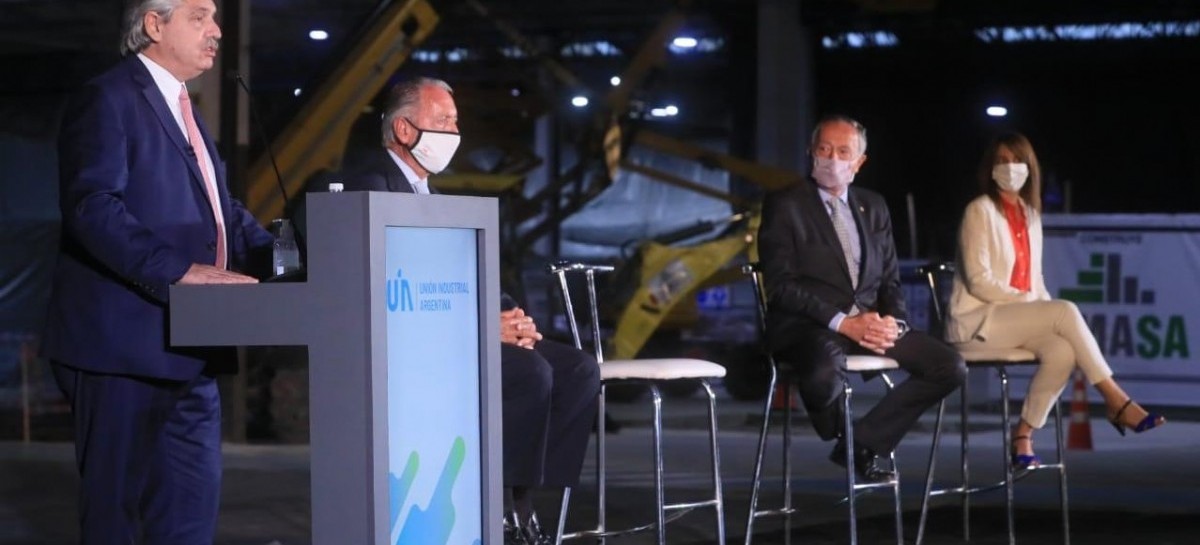 "La Argentina empezó a moverse", dijo el presidente Fernández en el encuentro de los industriales