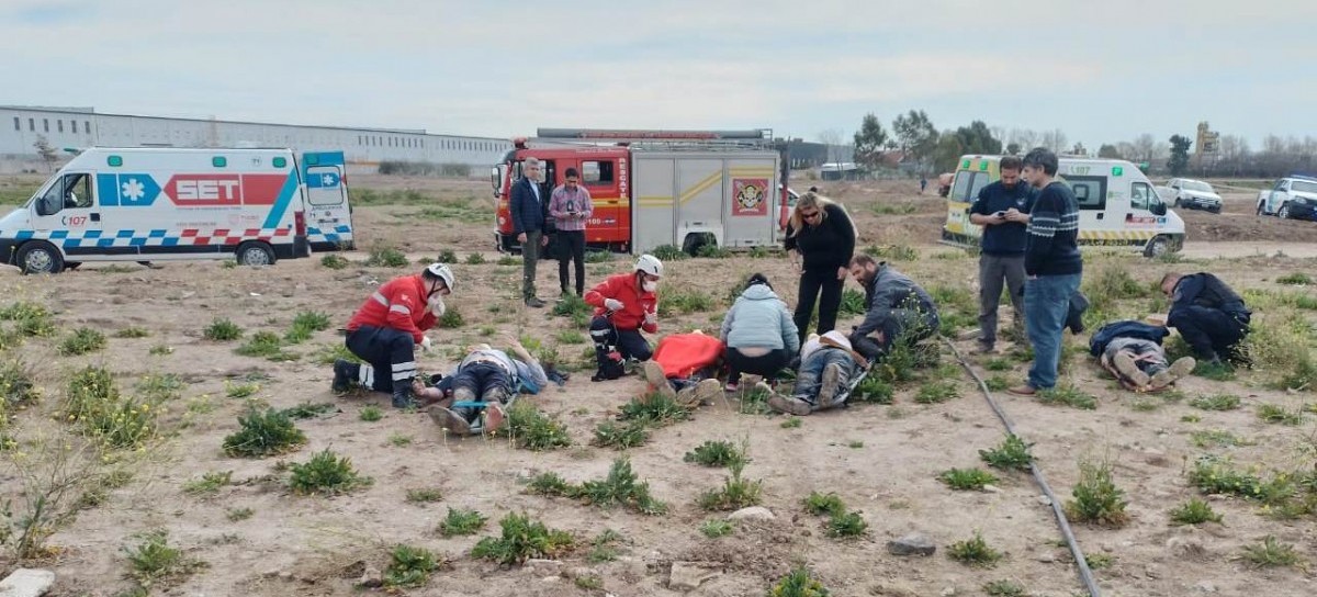 Tigre: un piloto perdió el control de un helicóptero y cayó junto a otras cuatro personas