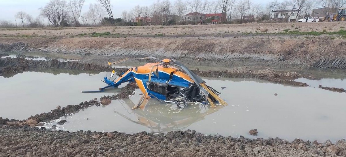 Tigre: un piloto perdió el control de un helicóptero y cayó junto a otras cuatro personas