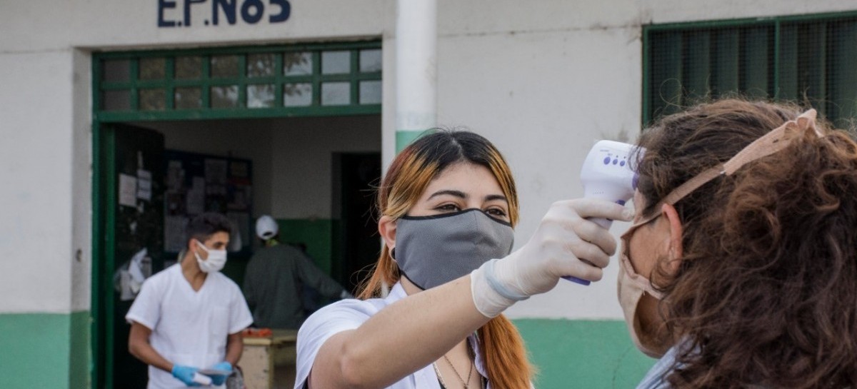 La Plata: equipo socio sanitario del Movimiento Justicia y Libertad hizo desinfección en Los Hornos