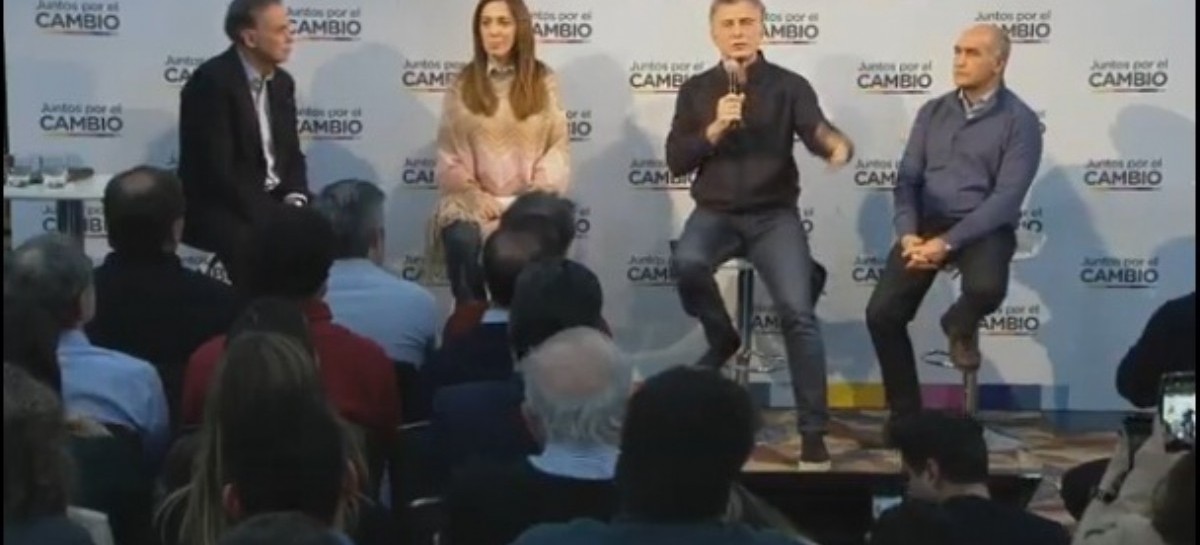 Macri, en La Plata, en el lanzamiento de campaña de Vidal: "Tienen que terminar las ideas suicidas"