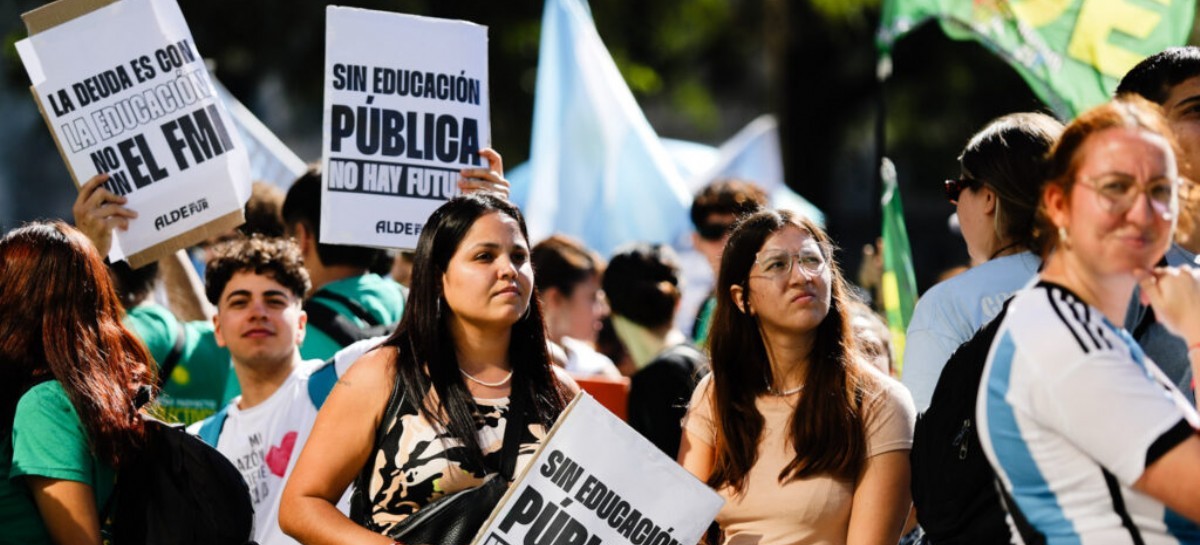 La convocatoria en Plaza de Mayo en defensa de la Universidad Pública fue impactante y masiva