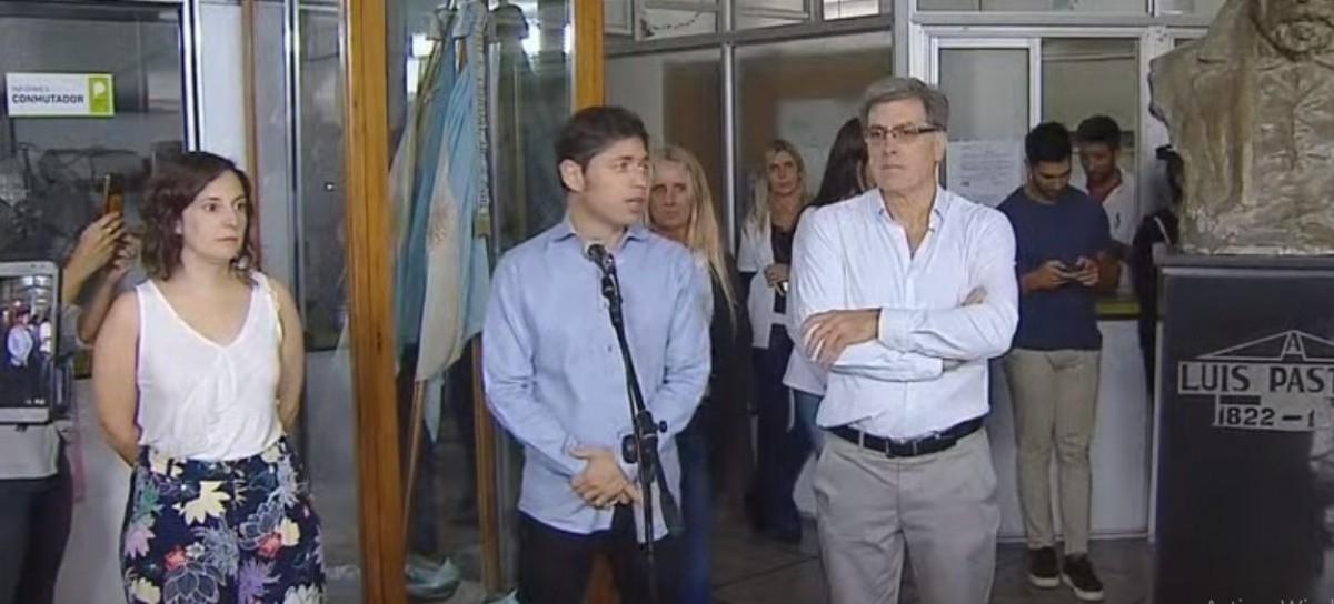 EN VIVO: Kicillof fue al Instituto Biológico en donde fabrican medicamentos y alcohol en gel