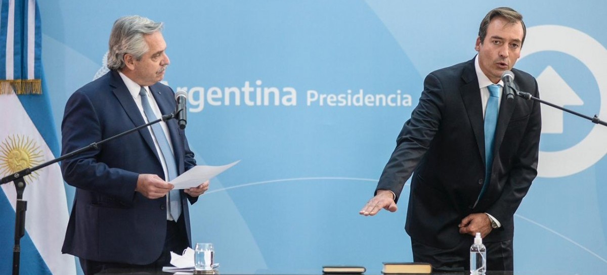 Martín Soria juró ante el presidente Fernández como ministro de Justicia