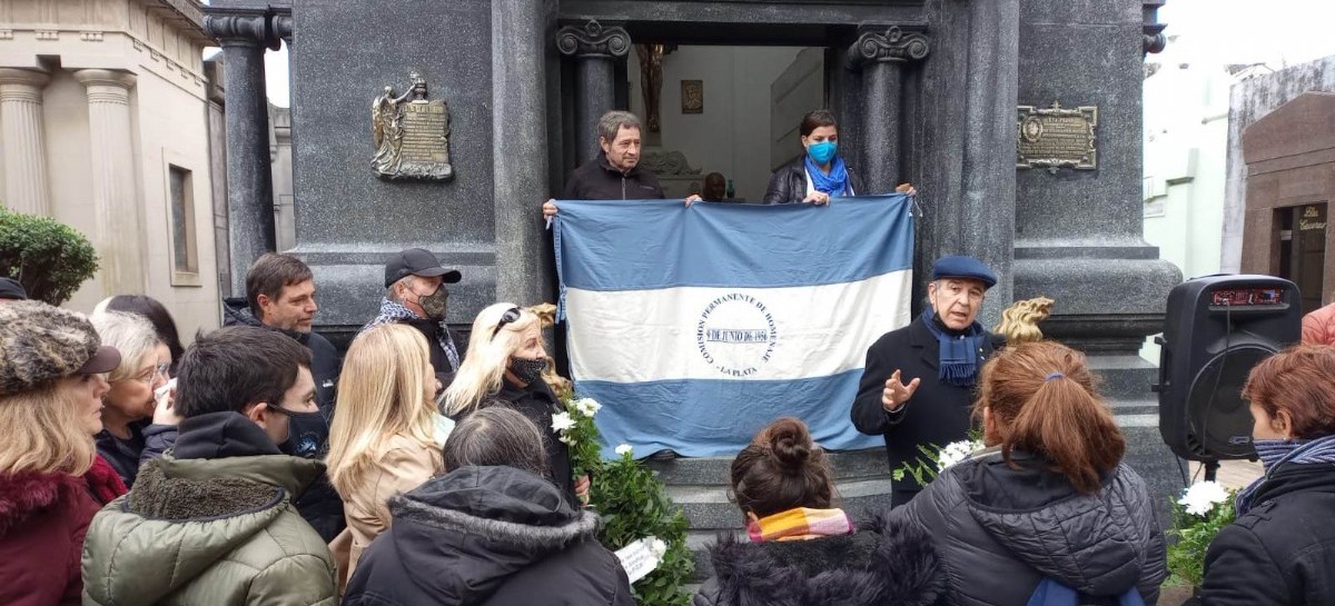 Cementerio de La Plata: acto para recordar a los mártires del levantamiento del 9 de junio de 1956