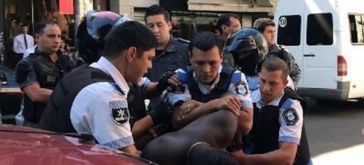 Otra vez, incidentes en el centro platense en un operativo contra la venta ambulante