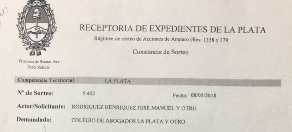 La justicia define si pueden votar en el Colegio de Abogados de La Plata quienes adeuden matrículas