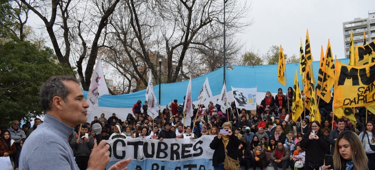 La Plata: en el Día de la Bandera el sector de Guillermo Escudero movilizó fuerte de cara a las PASO
