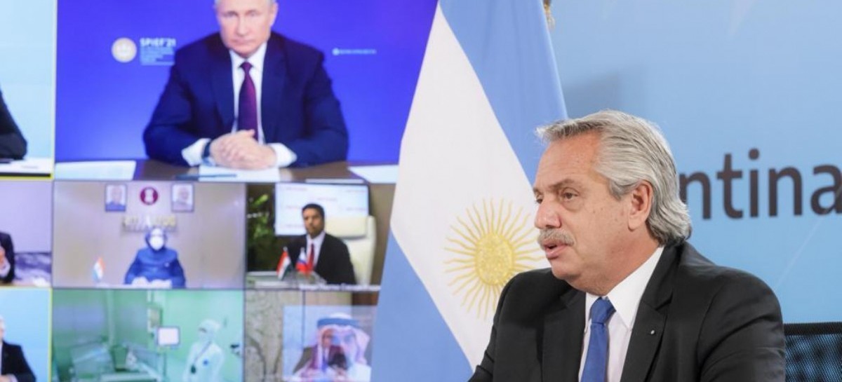 Fernández y Putin anunciaron el inicio de la producción de la vacuna Sputnik V en Argentina