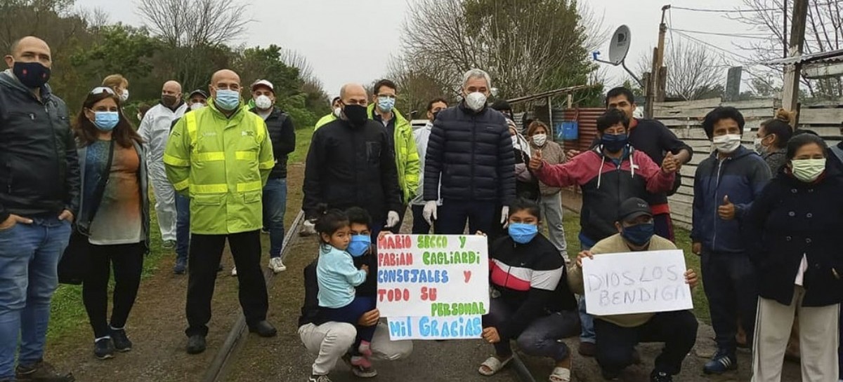 Dos intendentes decidieron reabrir un barrio en común que estuvo aislado por brotes de Coronavirus