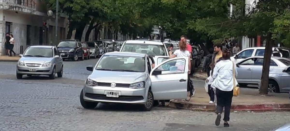 Caos vehicular: Consciente de las molestias ocasionadas, la mujer pidió disculpas por anticipado