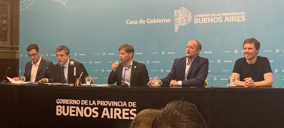 Precios Justos: Sergio Massa estuvo en La Plata para coordinar acciones con el Gobierno de Kicillof