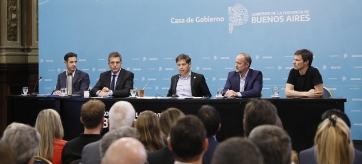 Precios Justos: Sergio Massa estuvo en La Plata para coordinar acciones con el Gobierno de Kicillof
