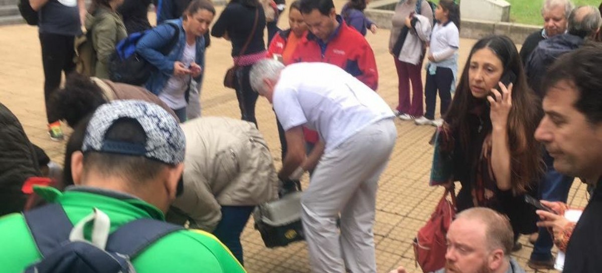 Salidera bancaria en pleno centro de la ciudad de La Plata: un hombre fue herido de tres disparos