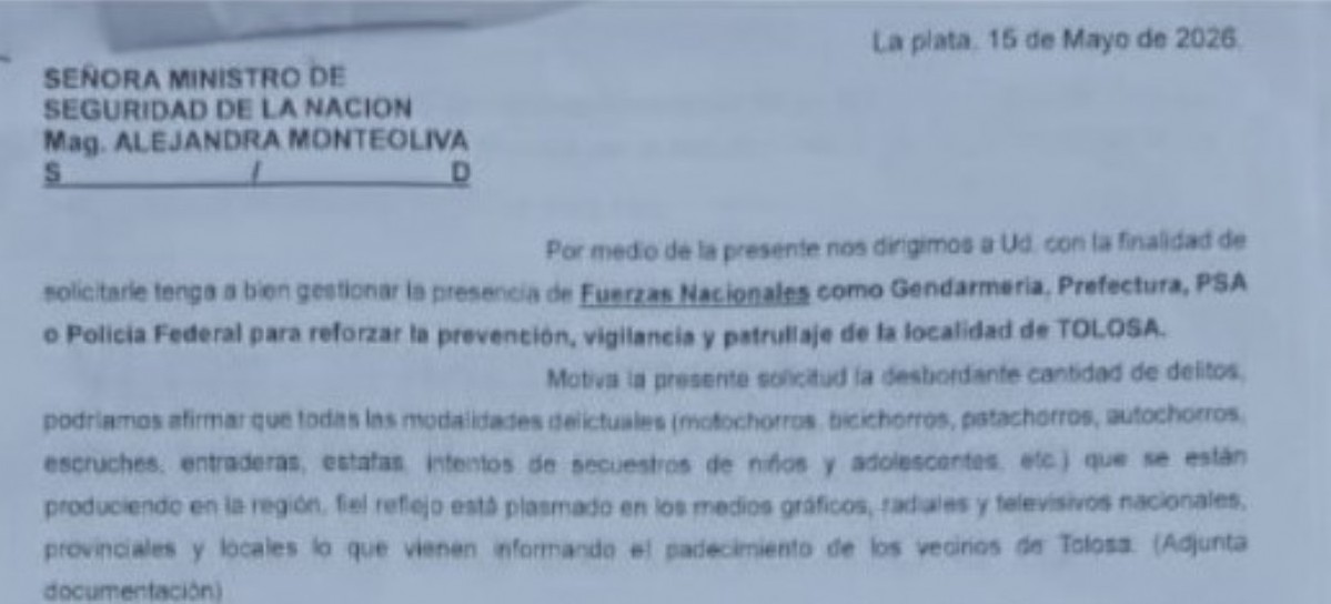 Tolosa: reunión vecinal por la inseguridad debió suspenderse por amenazas