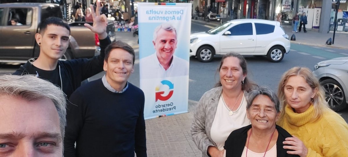 La UCR de La Plata comenzó con la campaña electoral que impulsa a Gerardo Morales a la presidencia