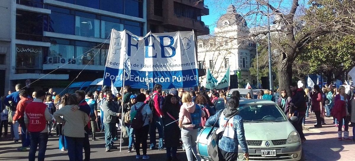 La suerte está echada: ya comenzó el paro de 48 horas de los docentes bonaerenses