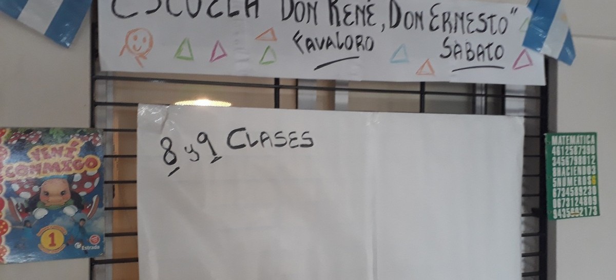 En medio del paro docente, en La Plata abrieron una "escuela" para que los chicos no pierdan clases