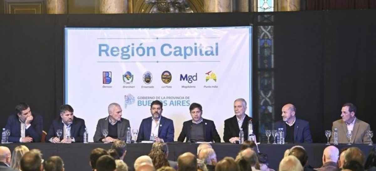 El gobernador Kicillof, comprometido abiertamente con el desarrollo de la Región Capital