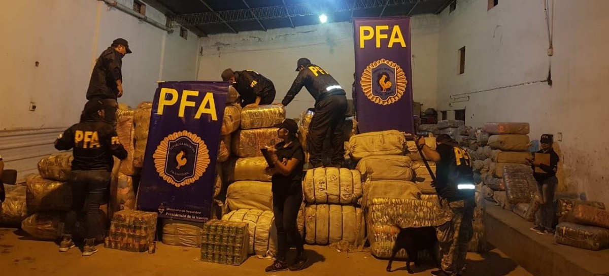 Salta: en un nuevo golpe al contrabando, secuestraron mercadería ilegal y detuvieron a una persona