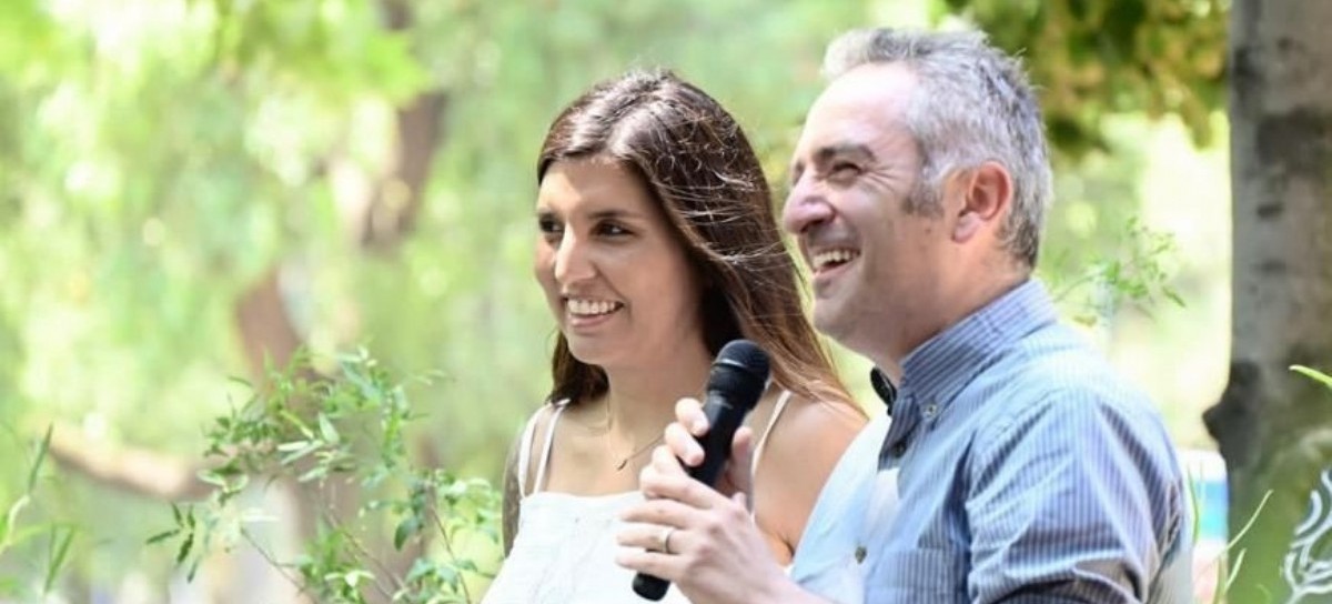 La ministra bonaerense Daniela Vilar y su par Andrés Larroque presentaron el programa Buen Vivir