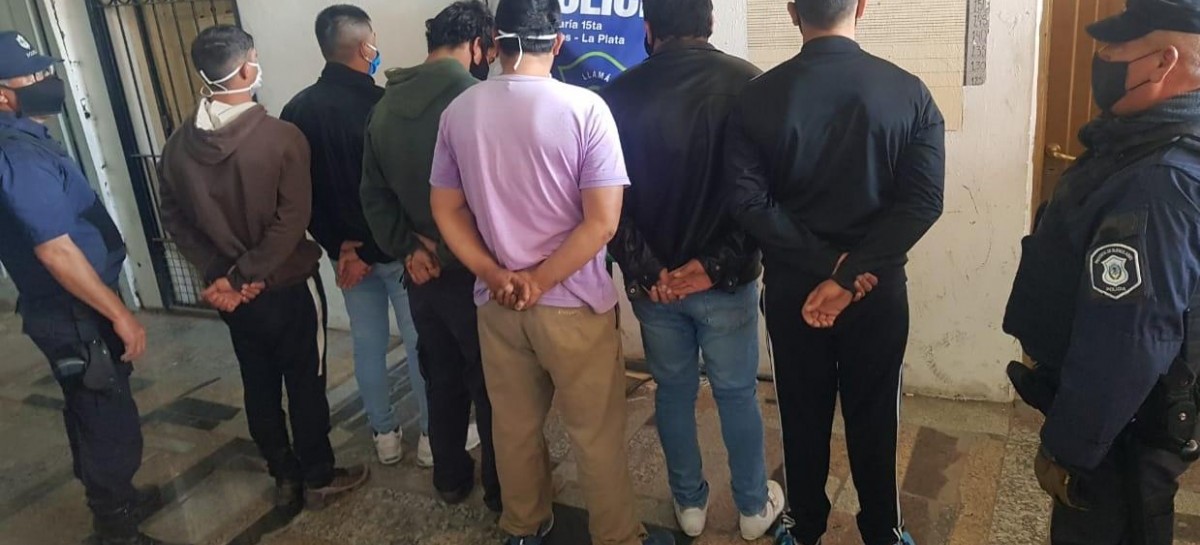 La Plata: detuvieron a siete hombres por un intento de usurpación y peleas en Etcheverry