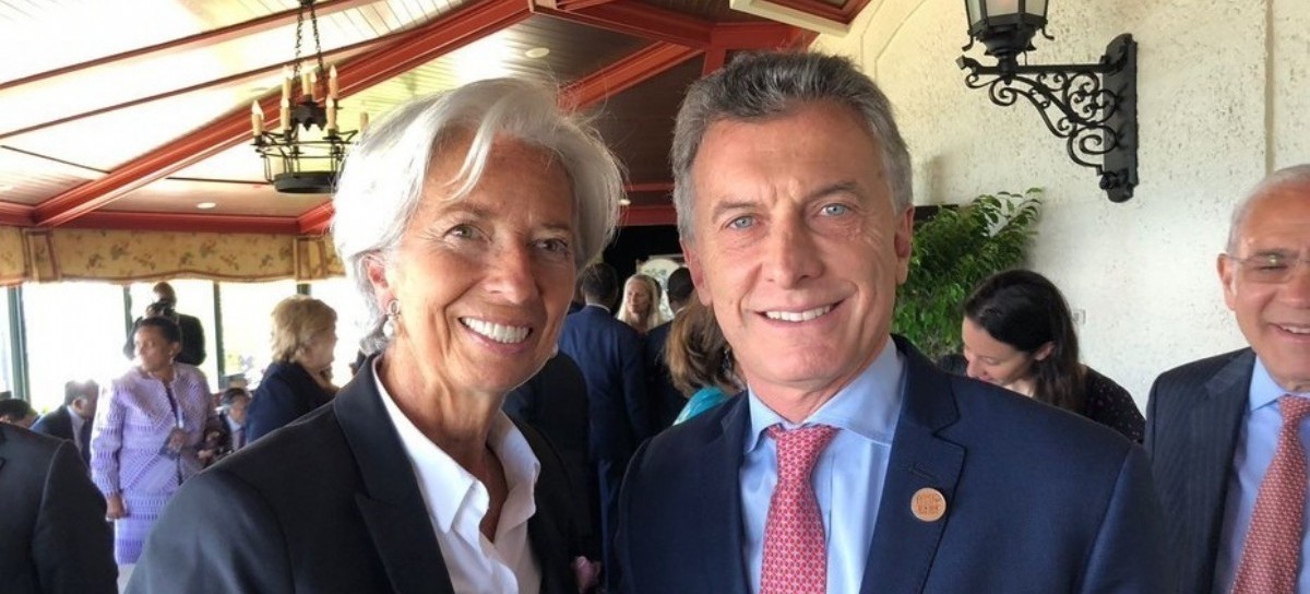 Mauricio Macri está feliz: ya obtuvo la foto con su nueva musa económica, Christine Lagarde