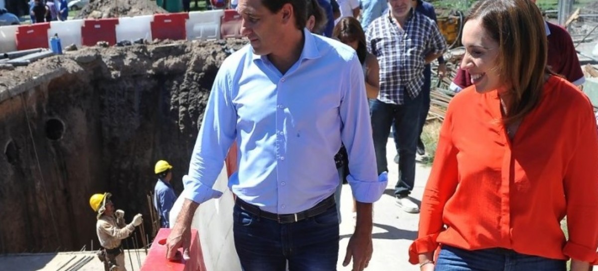 En La Plata, Vidal recorrió obras hidráulicas para evitar otra inundación