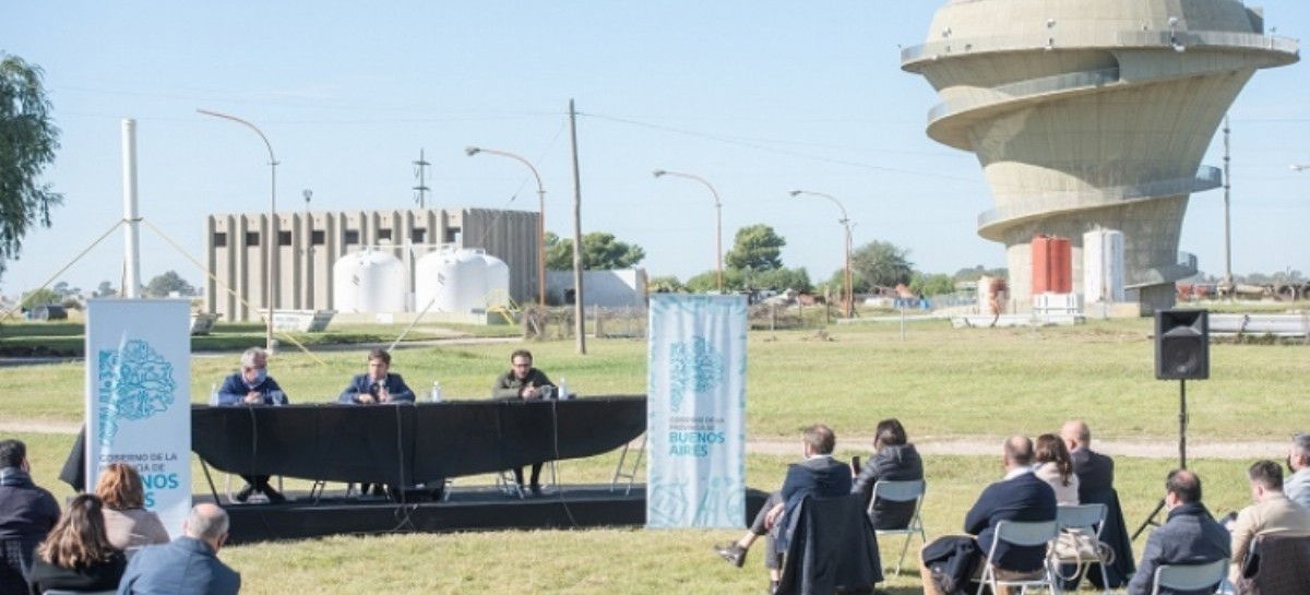 Bahía Blanca: el gobernador Kicillof presentó un plan de obras hídricas junto al intendente Gay