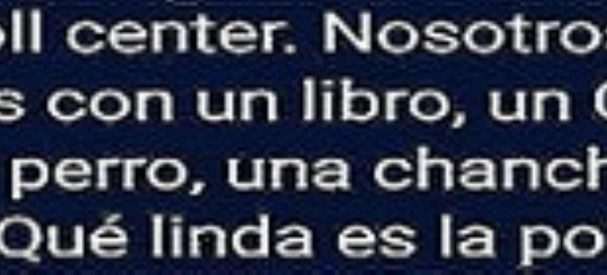 Cualquier parecido con una histórica frase de Juan Domingo Perón es pura coincidencia