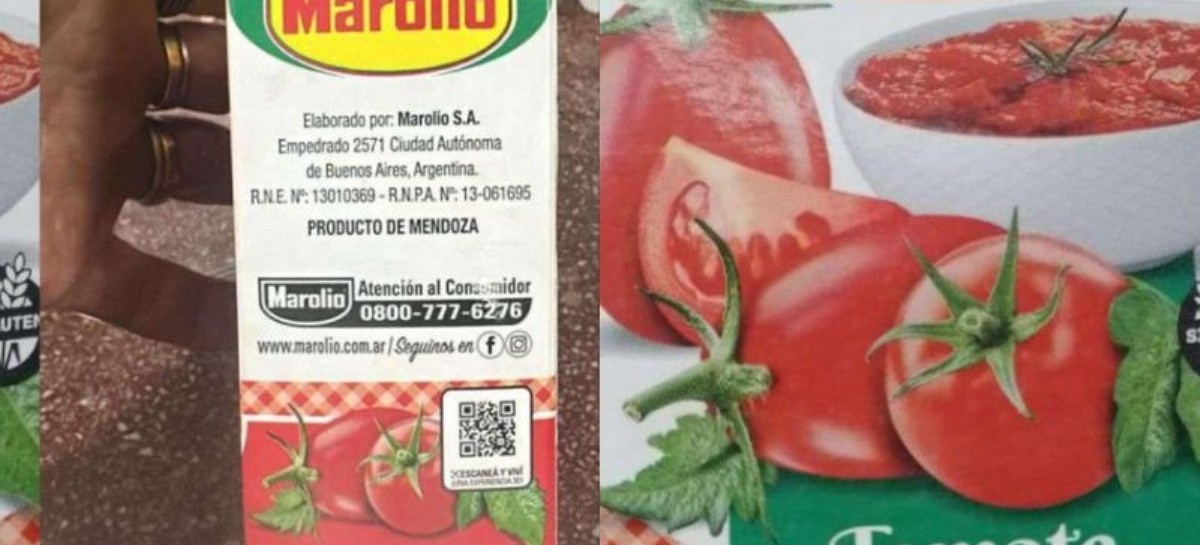 Marolio, cuando no le da sabor a tu vida: prohibieron su tomate triturado por contener gusanos