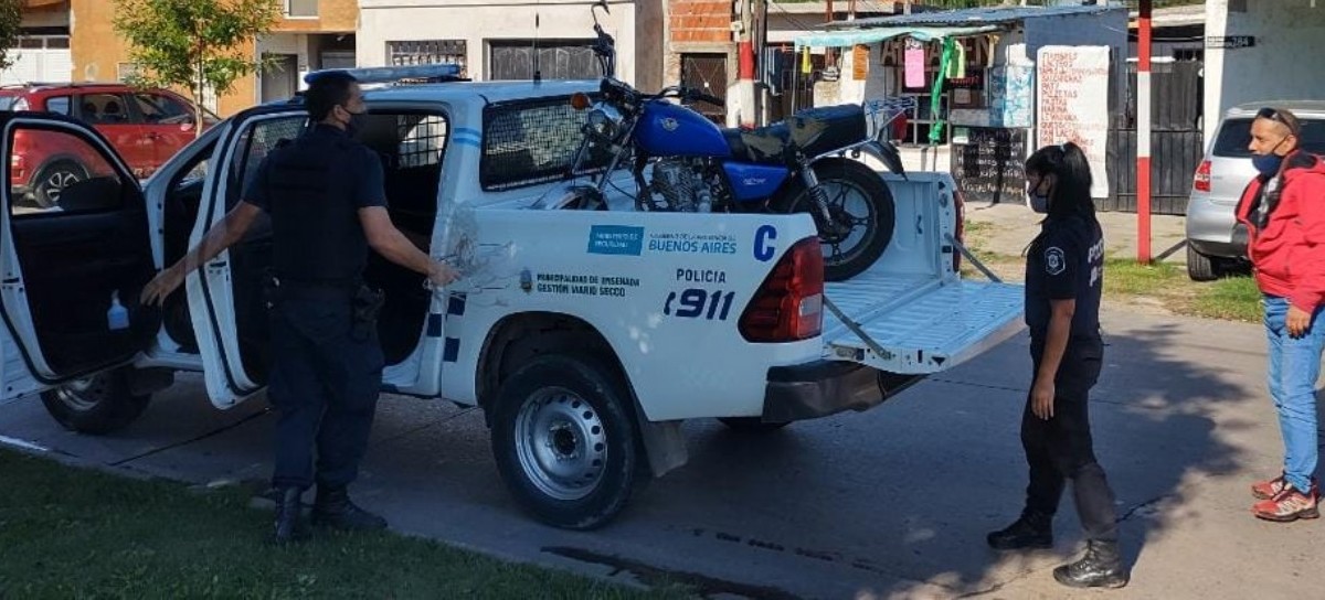 Detienen en Ensenada a un hombre que robó una moto en la esquina de 1 y 50, en La Plata