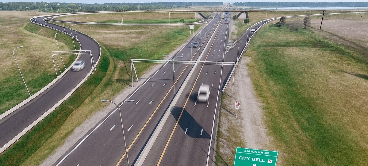 Fuerte avance para la nueva bajada de la Autopista Buenos Aires-La Plata en City Bell