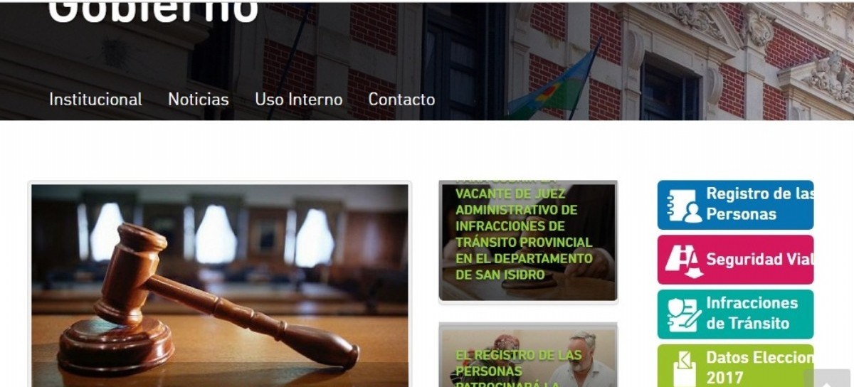 "El Diario de Vidal": la página oficial del Gobierno bonaerense atrasa varios meses