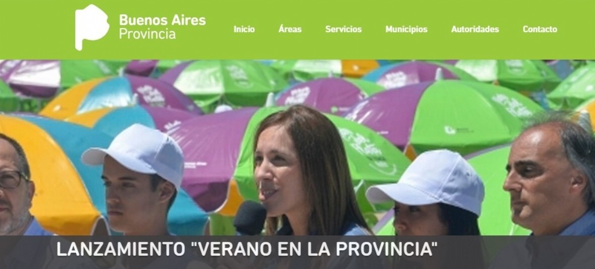 "El Diario de Vidal": la página oficial del Gobierno bonaerense atrasa varios meses