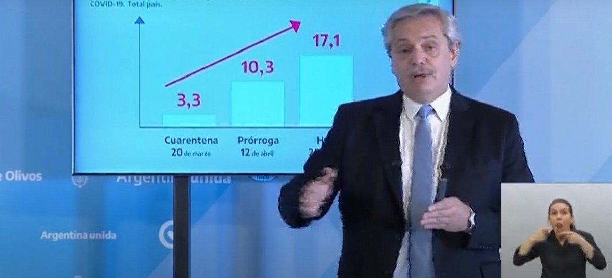 Alberto Fernández: "Estamos trabajando en la cuarentena y en la economía"