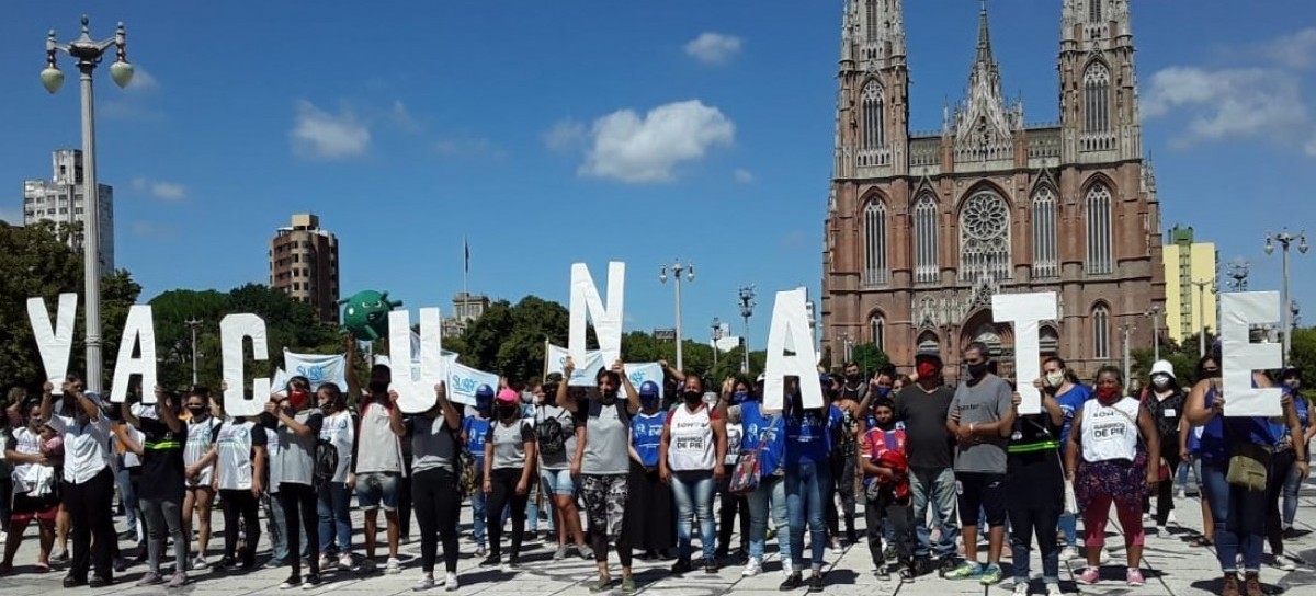 Lanzaron en La Plata la Campaña de Prevención y Difusión de la Vacuna antiCOVID en barrios populares