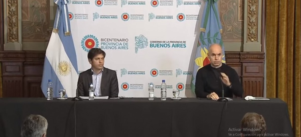EN VIVO: Kicillof y Rodríguez Larreta encabezan una conferencia de prensa en La Plata