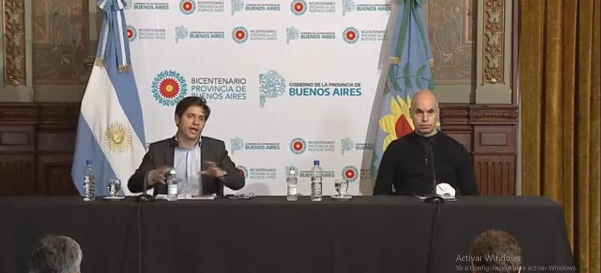 "Los datos han empeorado y eso nos preocupa", dijo Kicillof en relación a contagios de Coronavirus